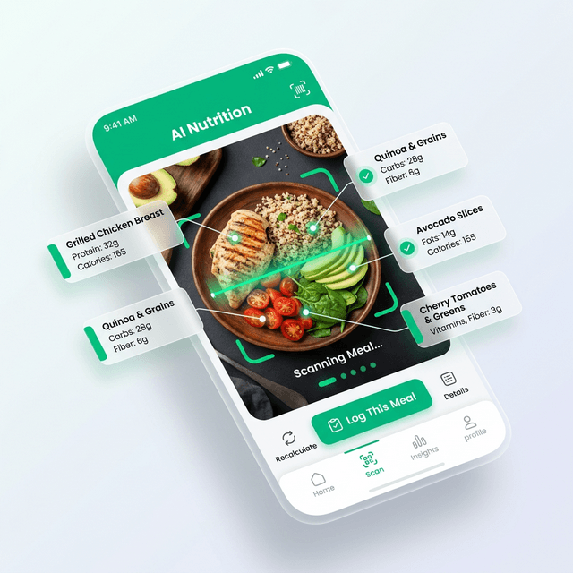 AI Food scanning feature